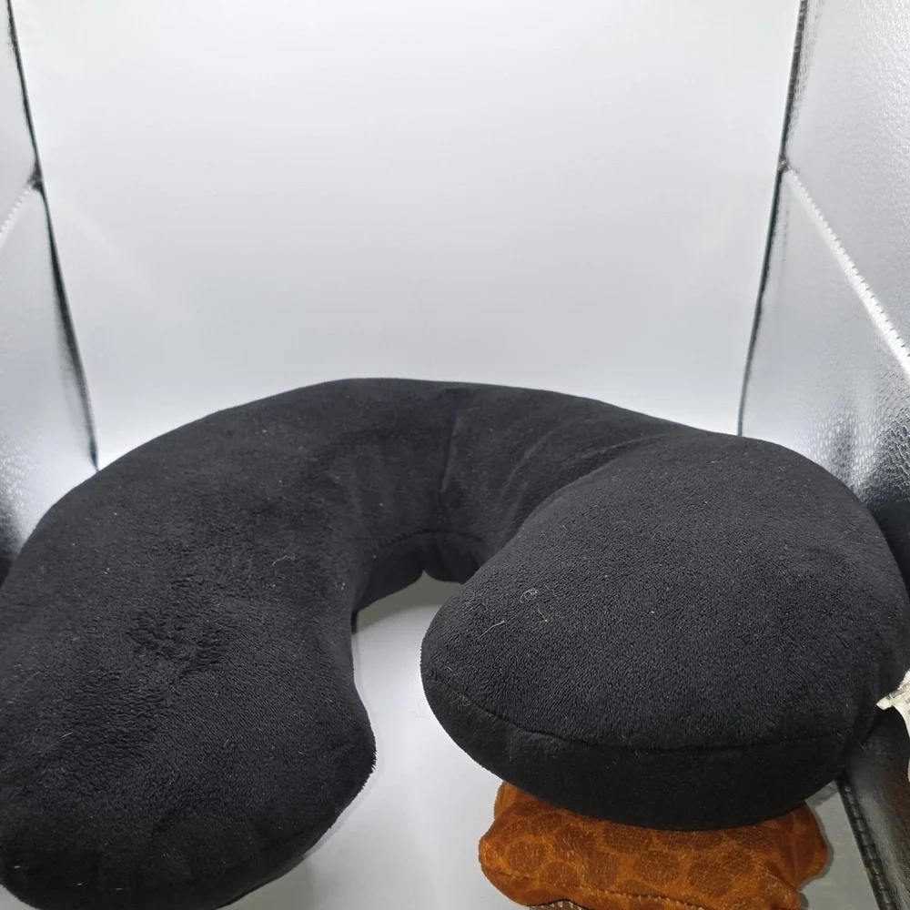Jurassic World Dinosaur Travel Neck Pillow Black Brown Blue Comfortable Support